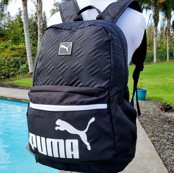 Puma 18.5" Sidelines Backpack - Black/White - Picture 9 of 17